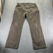 Vintage Carhartt Pant 38x32 Mens Brown Cotton Carpenter Relaxed Utility Workwear