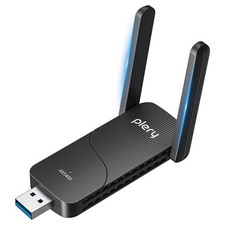 AX5400 USB WiFi 6E Adapter for Desktop PC - Tri-Band 6GHz/5GHz/2.4GHz A, Blue