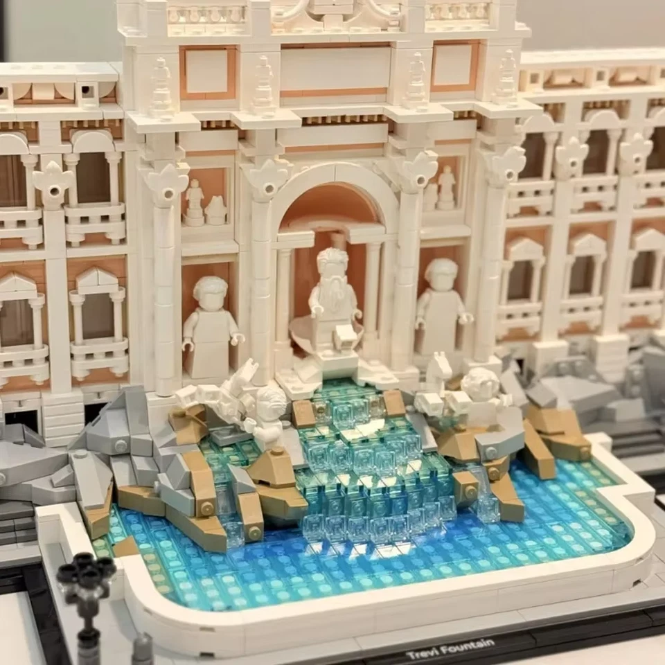 🏛️New🏛️ MOC 21062 Fountain Building Blocks Architecture 1880pcs - Image 4 of 4