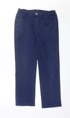Getragene gerade Damenjeans Größe UK 12 Regular Fit
