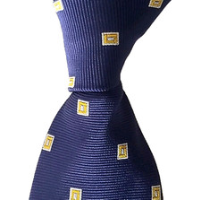 Brooks Brothers Makers Men's Silk Repp Tie Made USA Woven Italy 58x3.5"