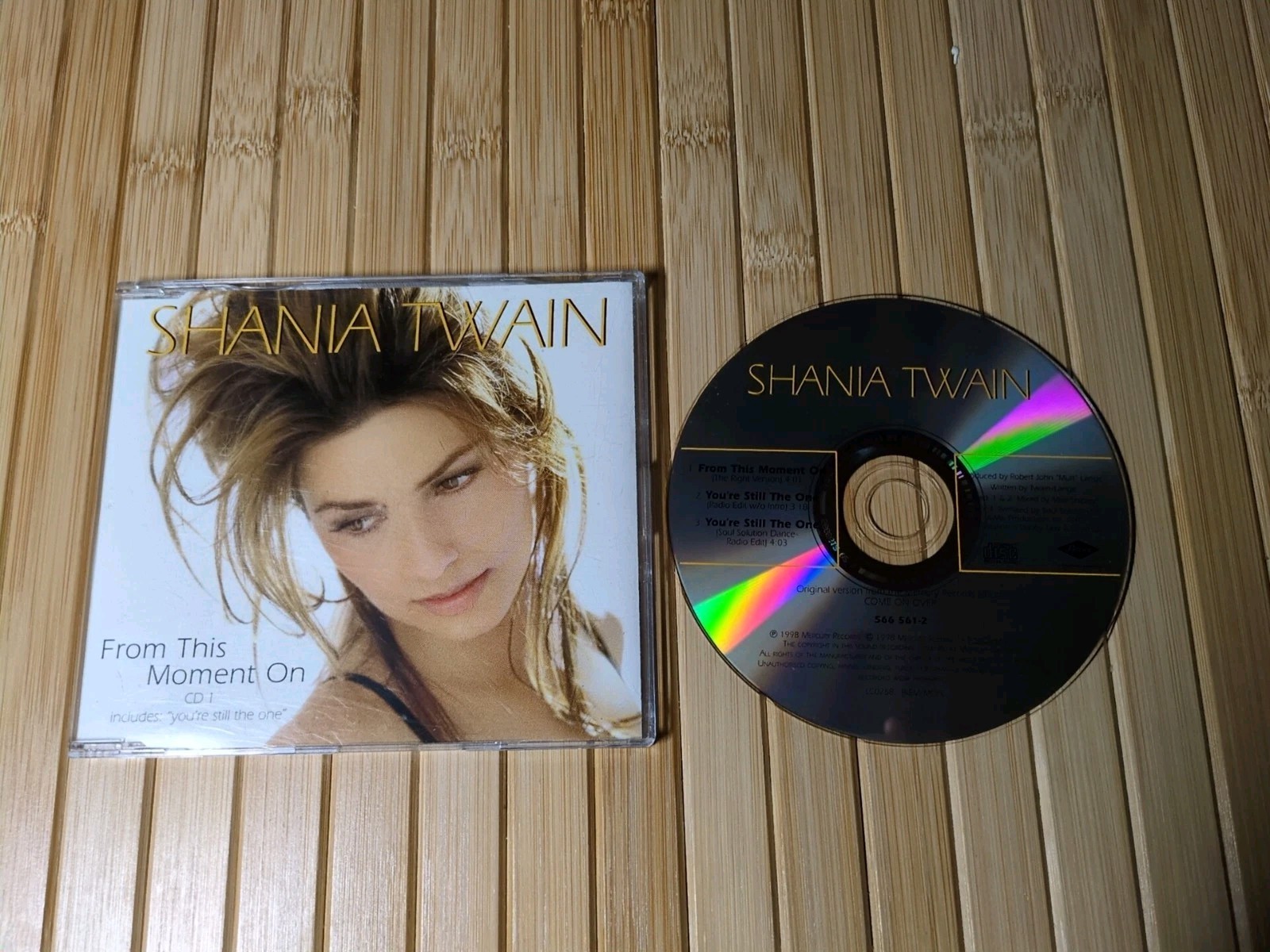 Shania Twain - From This Moment On CD 1 In Very Good Condition