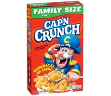 Cap’n Crunch Original Cereal Family Size 627g (USA Import)