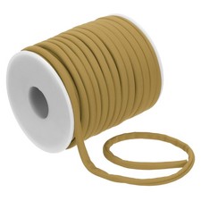 Flat Elastic Nylon Cord, 21.87 Yard 5 mm Stretchy Spandex Cord, Khaki