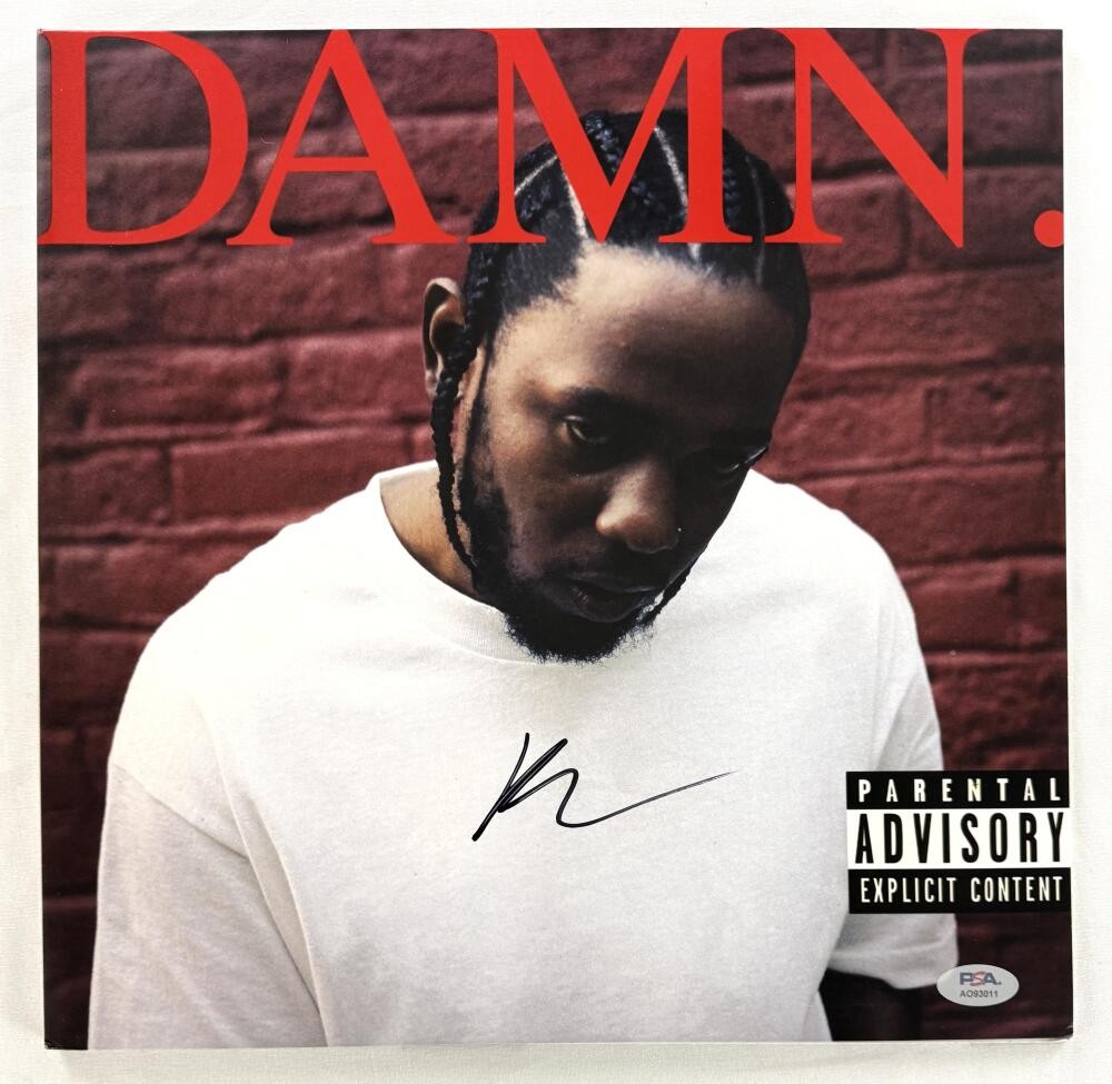 Kendrick Lamar サイン入り DAMN. 未開封 LP レコード Kendrick Lamar Signed Autograph Album Vinyl Record LP - DAMN w
