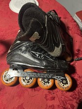 That is a pair of Mission R inline hockey skates.