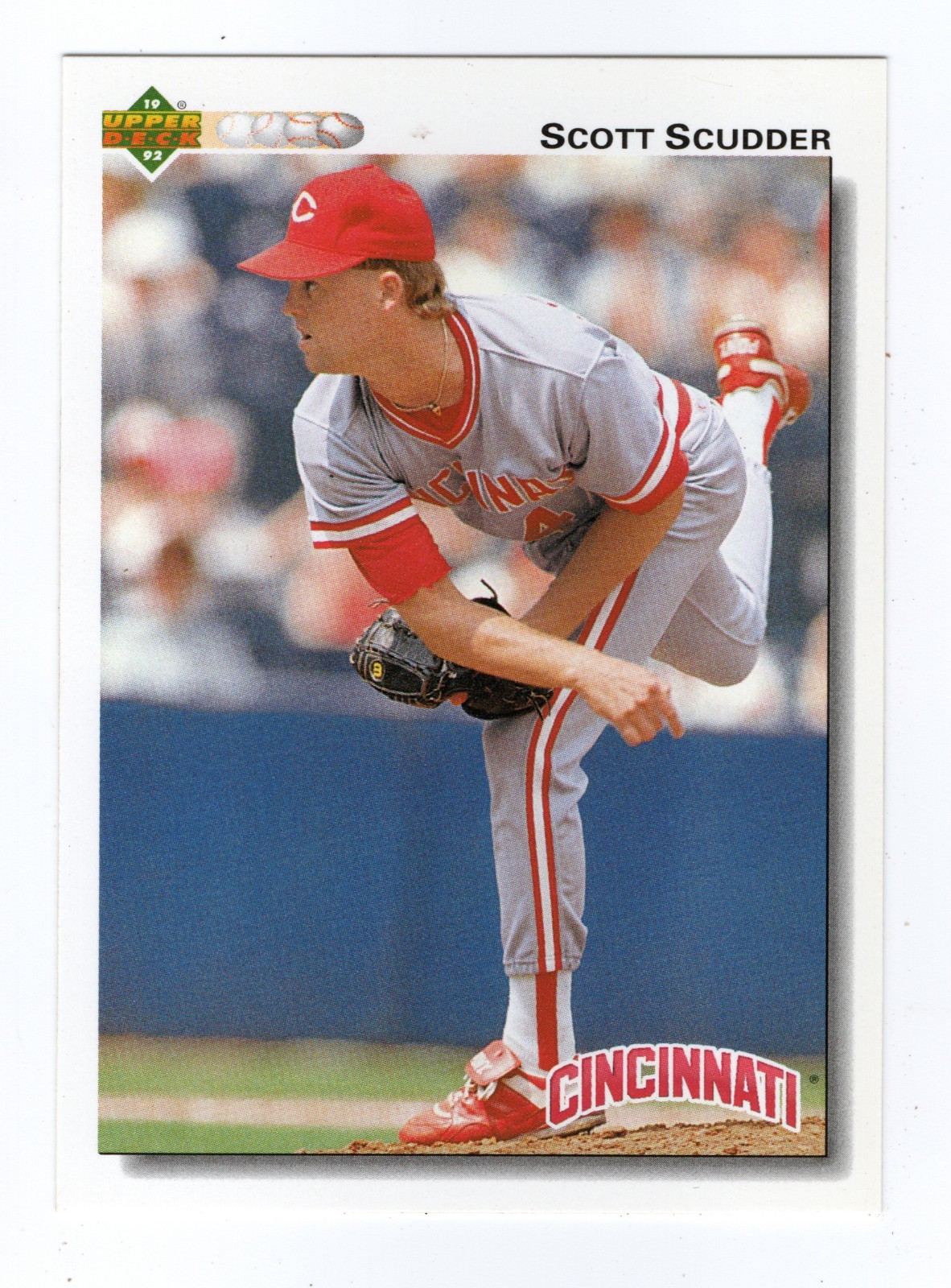 1992 Upper Deck Scott Scudder #485 Reds
