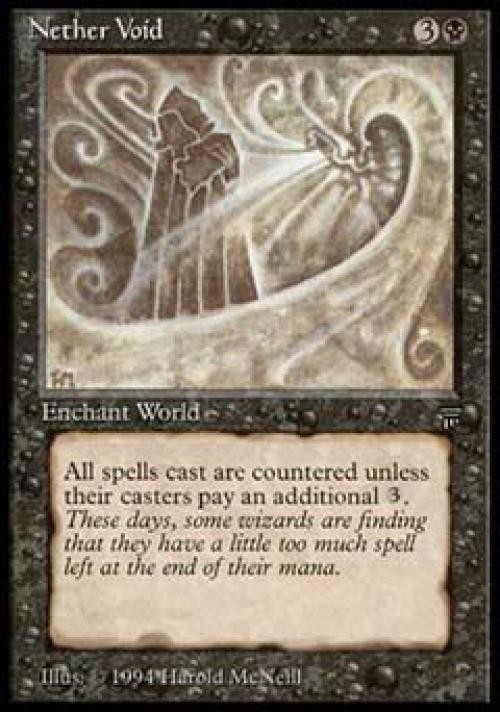 MTG English Nether Void NM Normal Legends