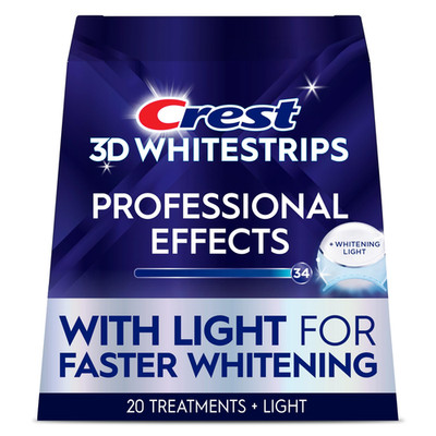 Crest 3D Whitestrips Professional Effects + LED Light   40 Count (Pack of 1)