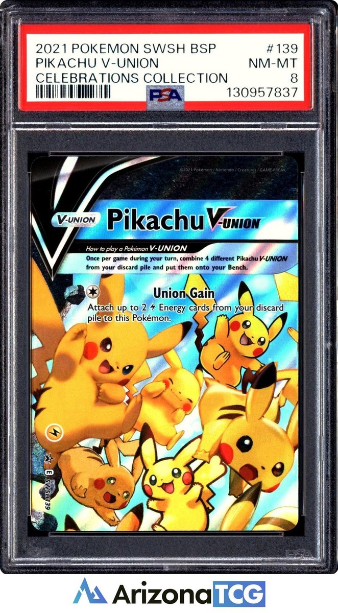 Pikachu V-Union SWSH139 SWSH: Sword & Shield Promo Cards Holo for