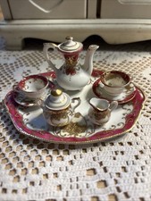 Antique Miniature Doll  s Tea Set