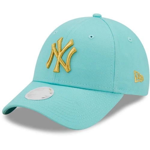 New Era 9Forty Damen Cap - METALLIC New York Yankees aqua