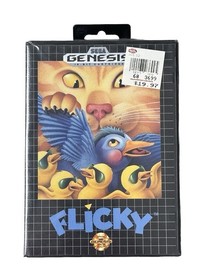 Rare SEALED Flicky Sega Genesis USA 1991 Made in Japan + Original Receipt