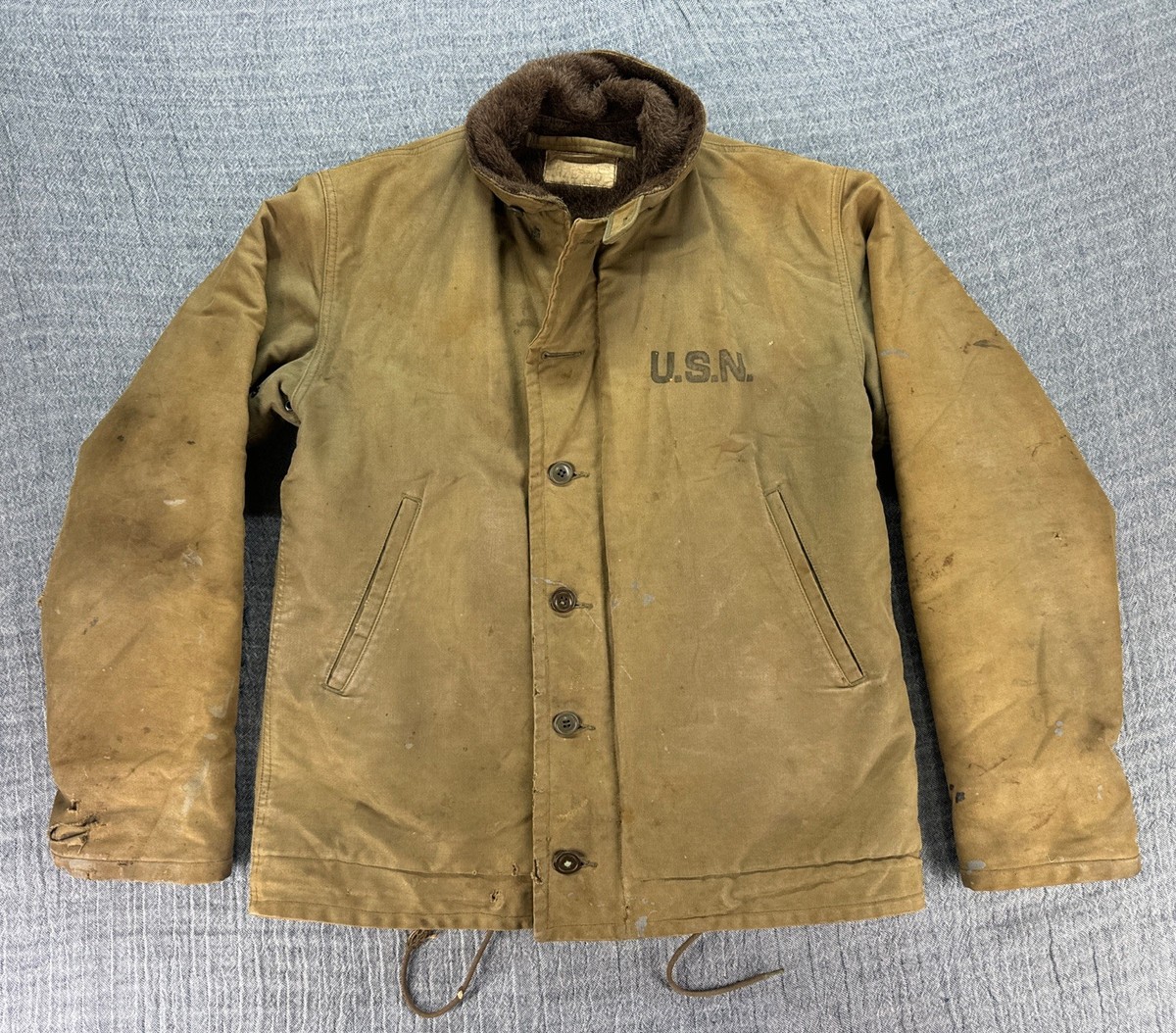 USNAVY ミリタリージャケット 40s 40年代 WWII アメリカ軍 海軍 ユーティリティ―ジャケット