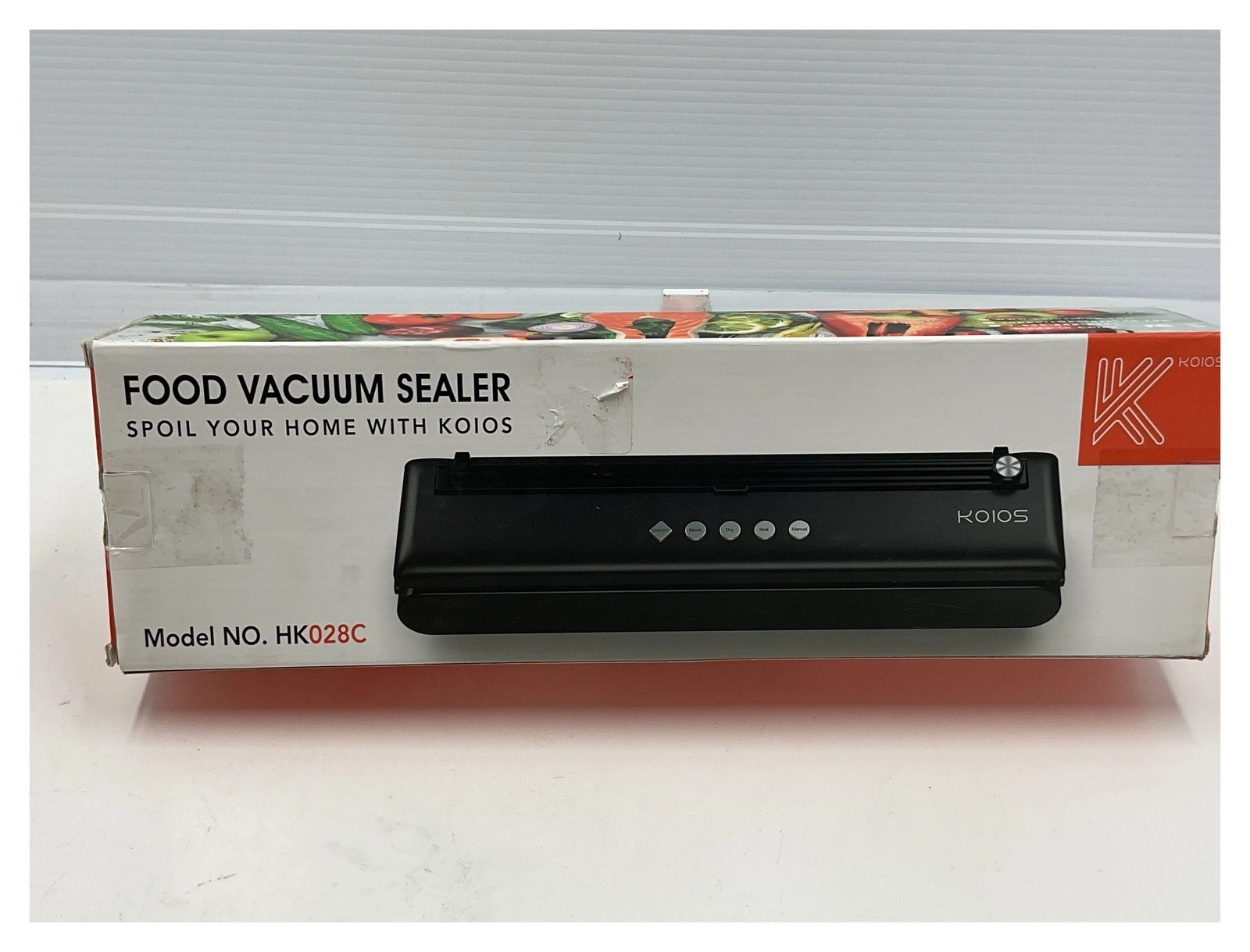 KOIOS Food Vacuum Sealer HK028C Built-In Cutter