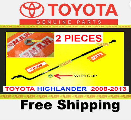 08-13 TOYOTA HIGHLANDER for HOOD ROD PROP W ROUND GROMET BUSHING HOLE CLIP MOUNT