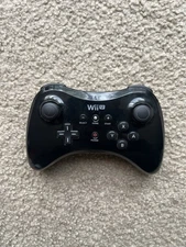 Authentic OEM Nintendo Wii U Pro Controller Black WUP-005 Tested Working