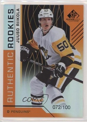 2018 SP Game Used Edition Orange Rainbow 72/100 Juuso Riikola #111 Rookie RC n7r