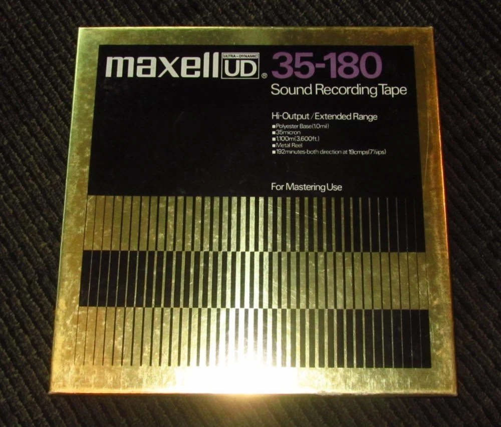 その他 maxell XL 35-180B Maxell UD-XL 35-180B Reel To Reel Blank Tape - New Old Stock