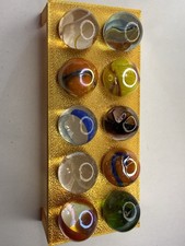 10 Imperfect Glass Marbles See Photos Description Lot 8960