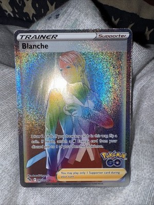 rainbow blanche pokemon card price 082/078 - Go - Full Art - Secret Rare Each player shuffles their hand into their deck Pokemon Blanche Rainbow #082 Pokemon
