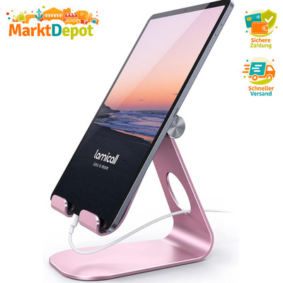 Verstellbarer Tablet Ständer für iPad Pro, Air, Samsung Tab 4.7-13 Zoll