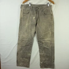 Levi's 569 Jeans Men's 32x32 Loose Straight Fit Baggy Y2K Workwear Gray Denim