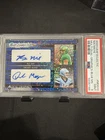 DUEL AUTO’s Of Bo Nix And Drake Maye! Numbered 8/8 And Already Graded- PSA 9