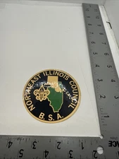 BSA, Northeast Illinois Metal Decal Council Sticker 83B-1742L