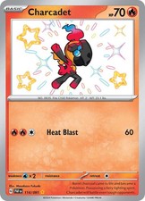 Charcadet Shiny Rare SV: Paldean Fates 114/091 NM on eBay