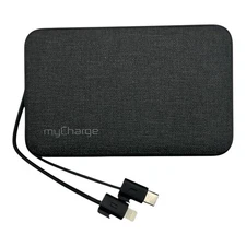 myCharge - Power Hub All-In-One Portable Charger (10000mAh) - Built-in Cables