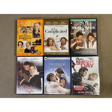 Romance & Comedy DVD Lot of 6 The Notebook Its Complicated Knight and Day Sealed