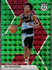 2019-20 Panini Mosaic #167 Collin Sexton Green Prizm