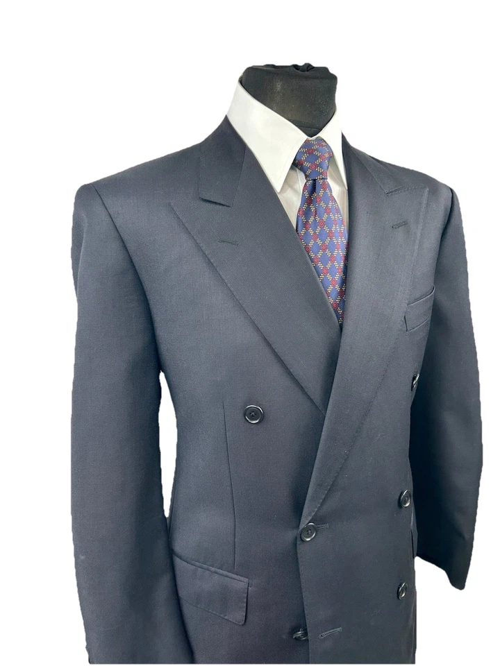 CORNELIANI!!40R!!!PICK STITCHED!!!MADE IN ITALY!!!!DOUBLE BREASTED - Image 3 of 4