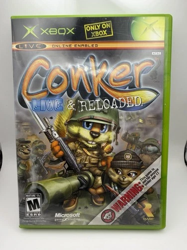 CONKER: LIVE & RELOADED (2005) Microsoft Xbox w/ Manual