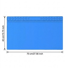 Electronics Repair Mat Made of Solid Silicone 70x40cm for Heat Protection