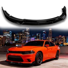 for Dodge Charger SRT Hellcat Scat Pack Lower Lip Splitter RT Style 2015-2023