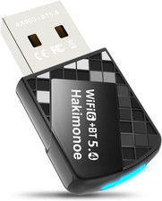 Hakimonoe 2-In-1 USB Ax900Mbps Wifi 6 Bluetooth Adapter for PC, Latest Bluetooth