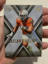 Wild Card Matte Insert /185 Miami Hurricanes Dolphins Jaelan Phillips