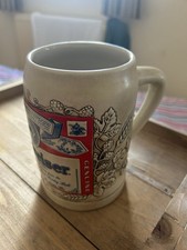 Vintage Budweiser Beer Stein Tankard Mug