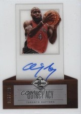 2012-13 Limited 18/399 Quincy Acy #224 Auto 0qr0