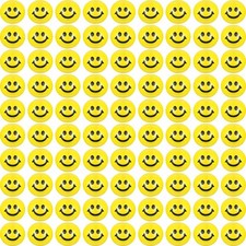 100 Pcs Yellow Face Foam Balls Bulk 2 Inch Mini Foam Toys, Yellow