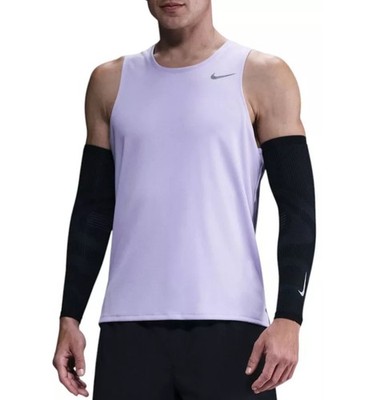 Nike Men's Dri-FIT Miler Running Tank Top Shirt Light Purple NEW $35 NEW Medium