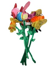 Toys R Us Bouquet Smiling Plush Flowers Poseable X Animal Alley 20  HTF