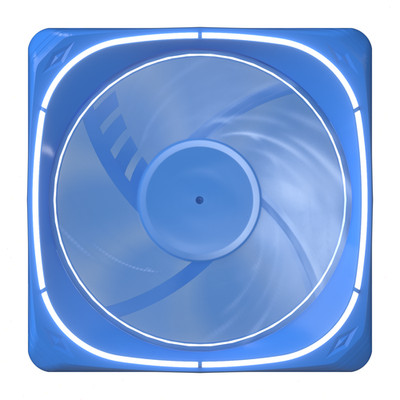 Vetroo DF120 Computer Case Fan, 120mm LED Lighting PC Cooling Fan - Blue