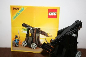 Vintage 1984 Lego 6030: Black Falcons: Castle - Catapult - Instructions 99%