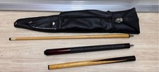 3-piece billiard cue set with case 1214