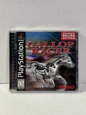 Gallop Racer Sony PlayStation 1999 Used Tecmo Horse Racing Action Rated E 