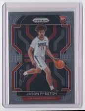 2021-22 Panini Prizm Jason Preston Rookie Los Angeles Clippers #327