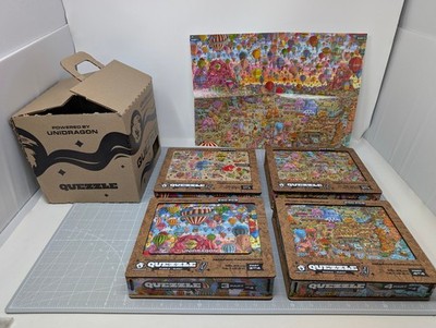 UNIDRAGON Wooden Puzzle Quezzle SeriesAmazing Cappadocia Full Set of 4 100% NEW